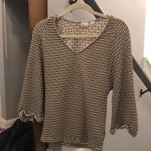 Anthropologie XS 3-Quarter Sleeve Top
